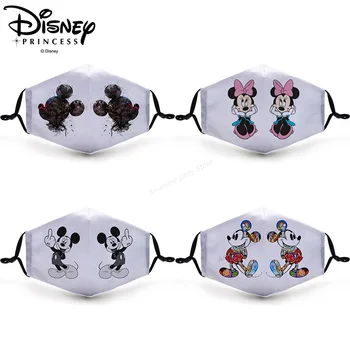 

Disney Mickey Mouse Mask Children Adult Face Mouth Mask Washable Dust Mask Pm 2.5 Filter Mask Cartoon Cotton Mask