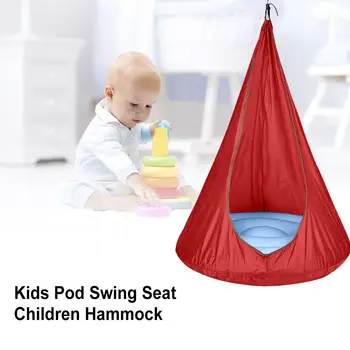 

Swing Camping Inflatable Cushion Kids Pod Swing Seat Hanging Chair Children Hammock Chair For Fun Indoor Outdoor Use Equipment