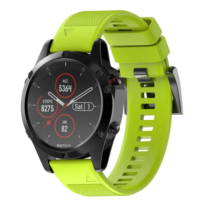 26 мм 22 мм 20 мм Easyfit ремешок для Garmin Fenix 6 6X6 S 5s 5 5X plus 3HR Forerunner 935 945 часы Quick Release силиконовый ремешок