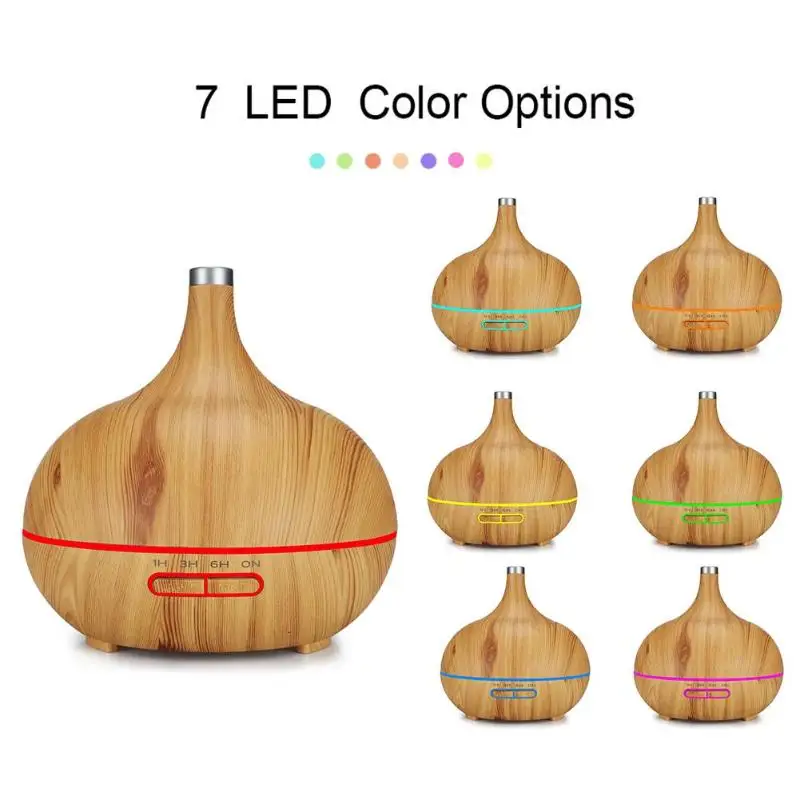 

400ml 7 Color LED Ultrasonic Aroma Diffuser Home Office Timing Humidifier