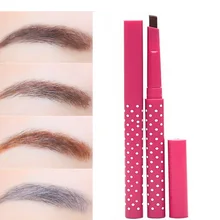 Водостойкий автоматический вращающийся карандаш для бровей, косметический карандаш для бровей