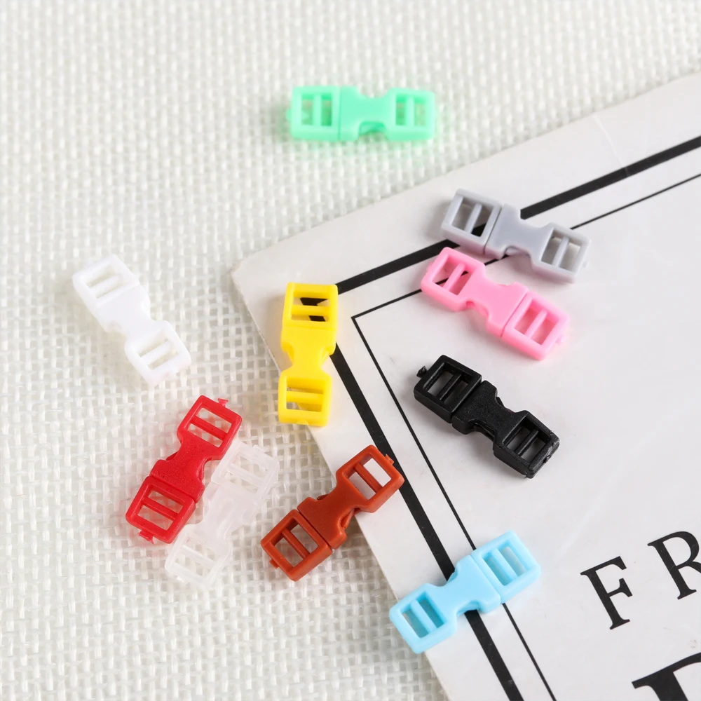 Plastic Mini Buckles for DIY Doll Bags and Handmade Accessories