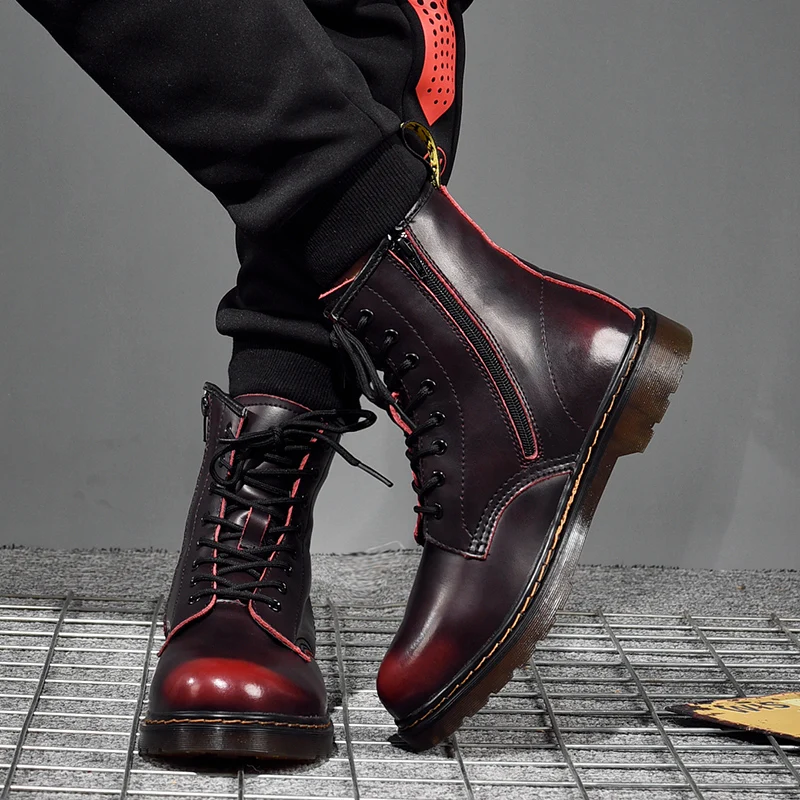 rubber sole work boots