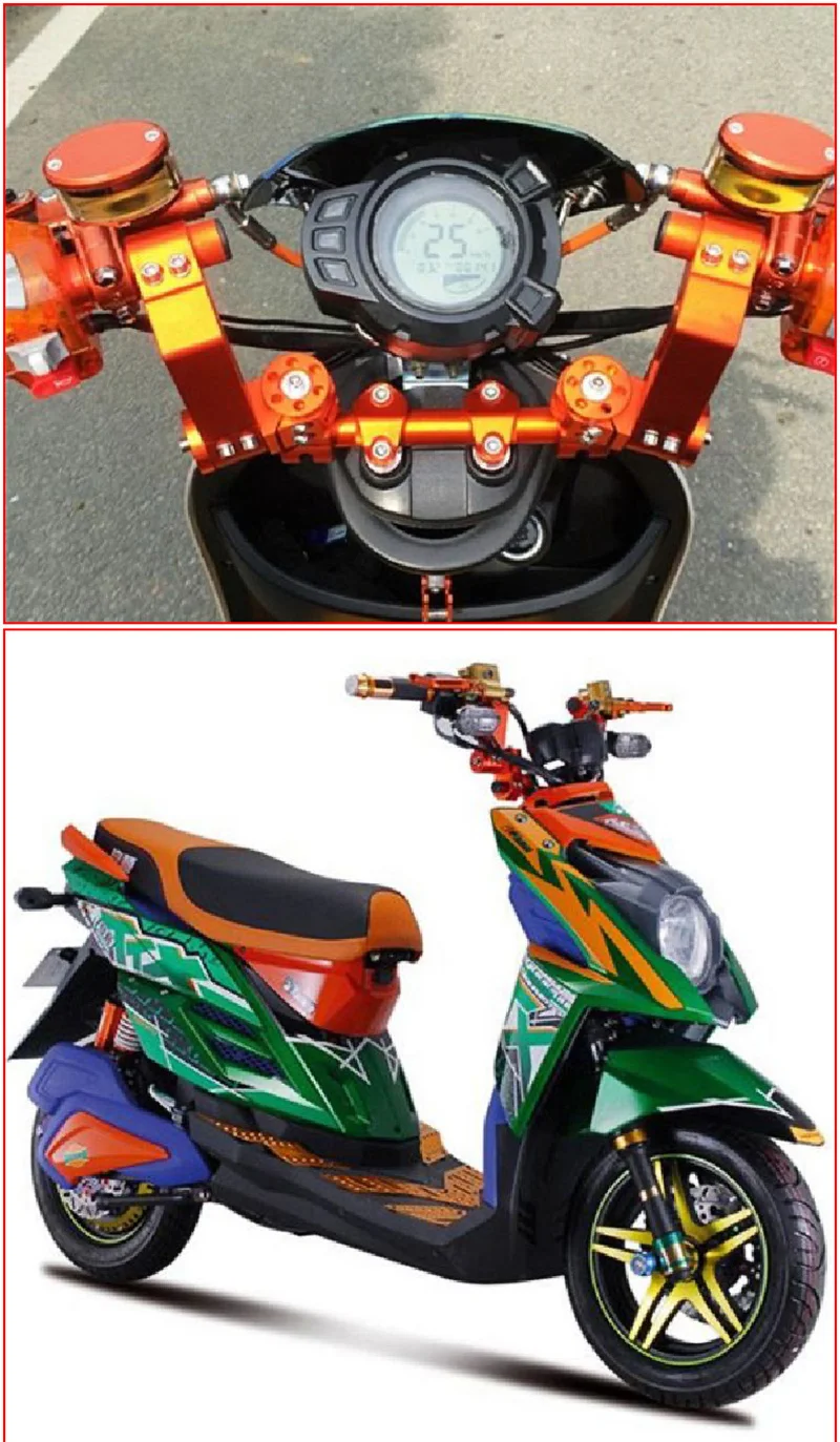 Motorcycle CNC Adjustable Steering Handlebar 7/8