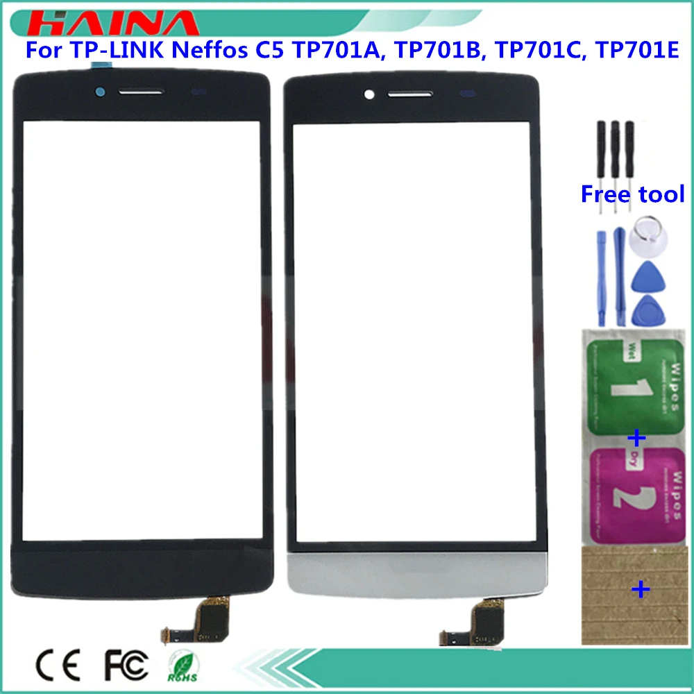 Высококачественный сенсорный экран 5 0 дюйма для Neffos C5 TP701A TP701B TP701C TP701E с цифровым