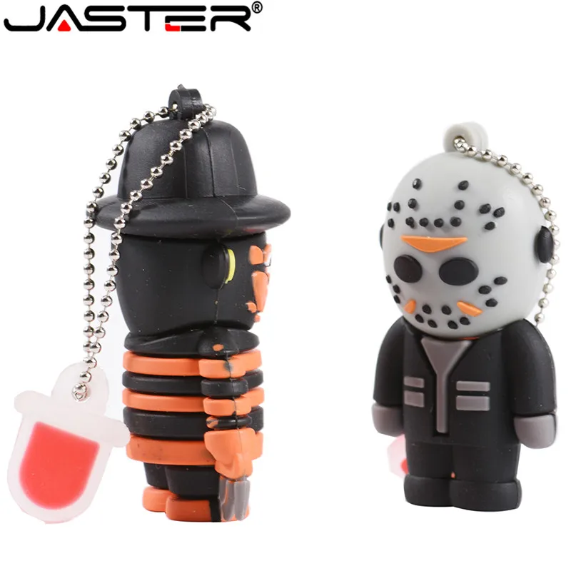 Флэш накопитель JASTER USB 32G &quotFreddy Vs Jason&quot карта памяти Флеш 64G флэш диск 4 ГБ 8 16 ГБ|USB