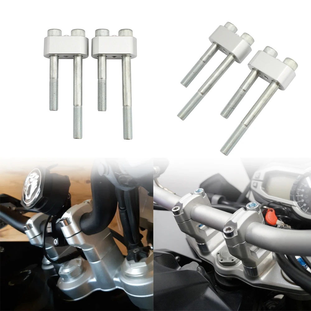 Per Triumph Tiger 800 Tiger Explorer Xc Xr Explorer 1200 Tiger800 Riser Manubrio Moto Morsetto Montaggio Montaggio Riser
