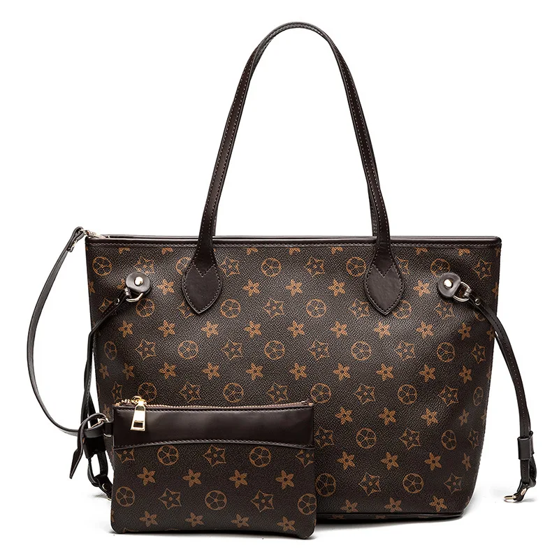 

New fashion tote Joker printed handbag shopping high quality and large capacity shoulder women handbags purse PU Free shipping