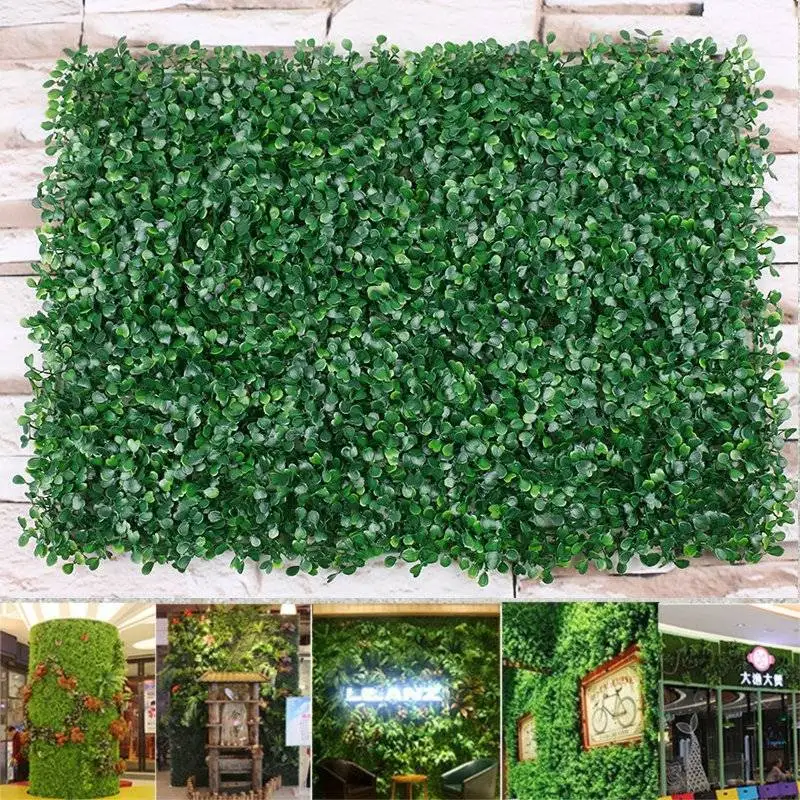 10 шт. искусственный сад изгородь экран растения настенный искусственный панель декорации