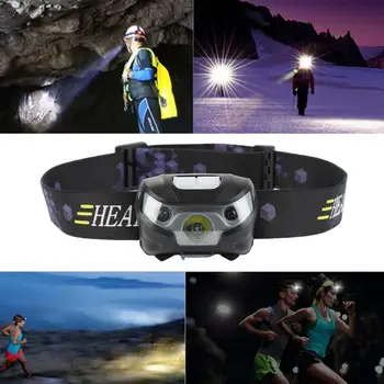 

Super Bright Waterproof Head Torch/Headlight LED USB Rechargeable Headlamp Body Motion Sensor Head Light