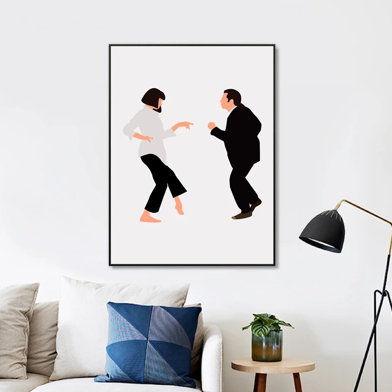 Pulp Fiction Poster Art Prints Living Room Decor