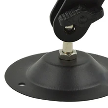 Кронштейн с поворотным настенным креплением для камеры, аксессуары для безопасности, черный, 360 градусов, универсальный, для улицы, в помещении, регулируемый держатель для монитора