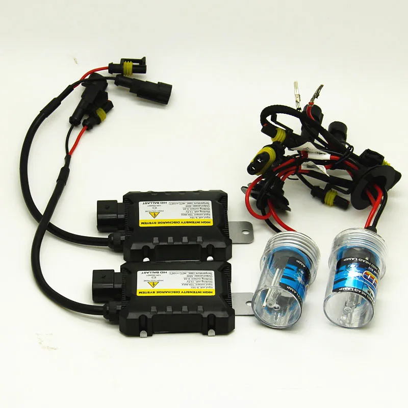 DC 12 В 55 Вт HID комплект H7 H1 H3 H4 H8 H9 H11 HB3 HB4 9005 9006 881 H27 Комплект Ксеноновых передних
