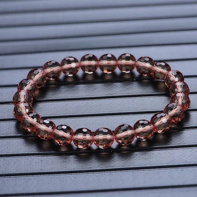 MH Zultanite Gemstone Round 7 mm 17-20 cm elasticity adjustment bead bracelet Created Color Change engagement gift Fine Jewelry MULTI