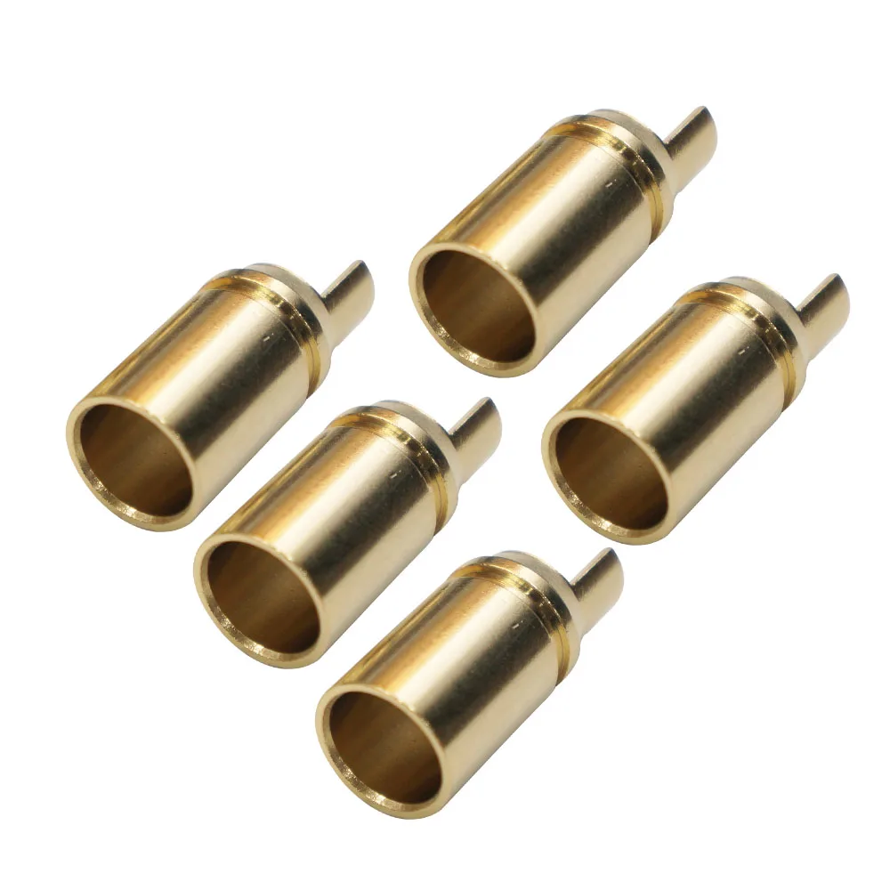 FPV Accessories 10mm Bullet Female Male Connectors Gold Plated Copper Connector Semicircle Golden Connector