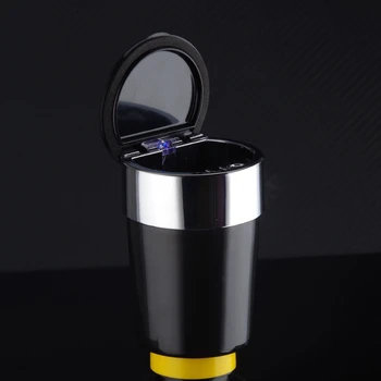 

Portable Auto Car Truck LED Cigarettes Smoke Car Ashtray LED Light Smokeless Ashtray Cigarettes Holder