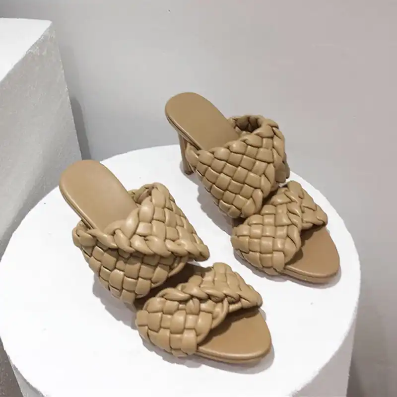 braided mules