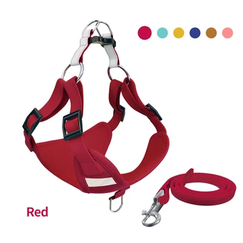 

Reflective Dog Harness Dog Walk Out Harness Vest for Medium Dogs Chest Strap with Leash Set Pets Harnesses Leash Dogs Supplies