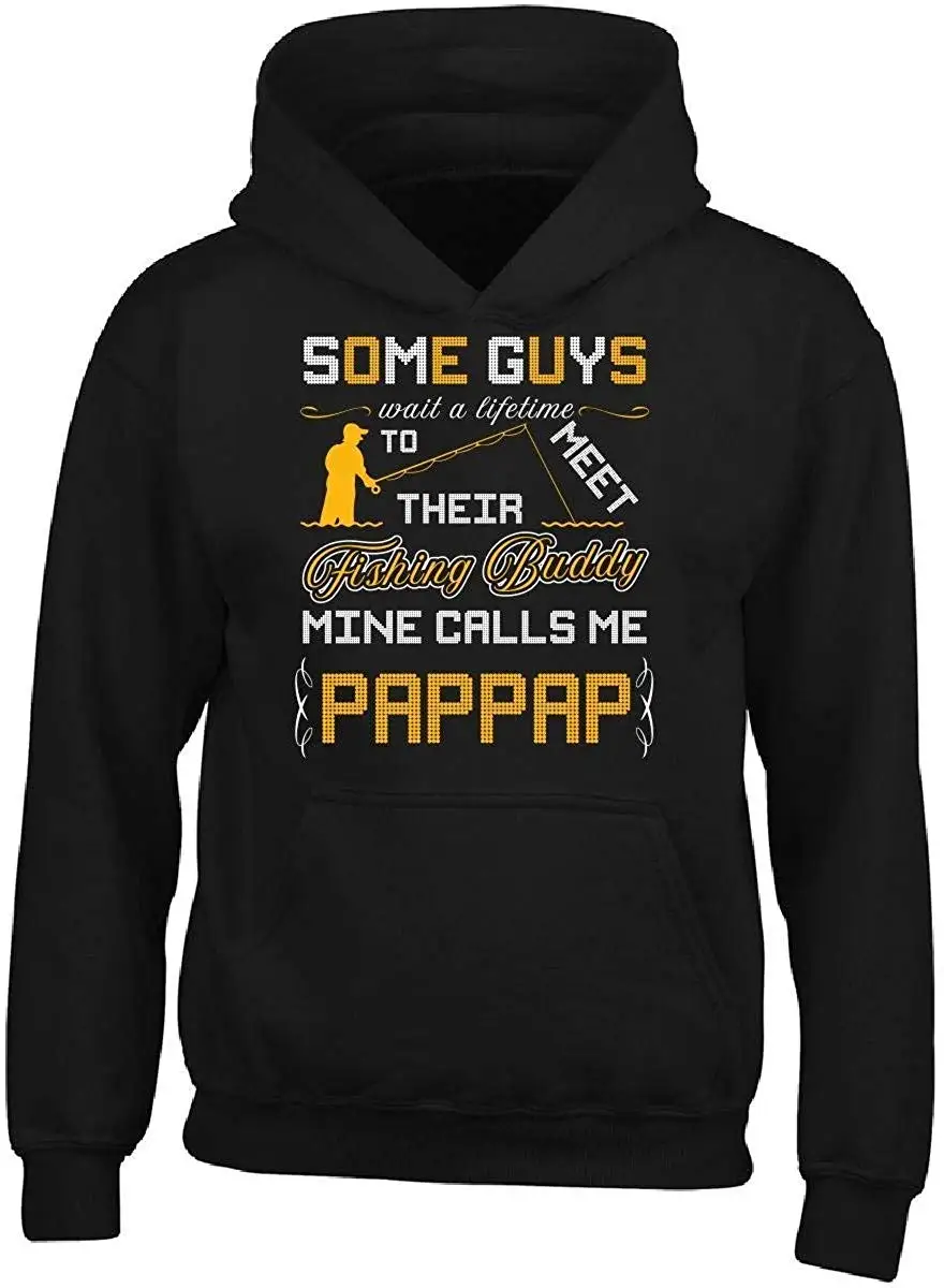 Fishing Buddy зовет меня Pappap Awesome Father's Day-Толстовка для взрослых | Мужская одежда