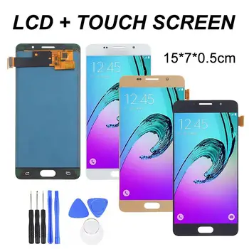 

Replace LCD Touch Screen Digitizer for Sam-sung Galaxy A5 2016 A510 SM-A510F D-S LCD Display Screen Touch Screen Digitizer+Tool