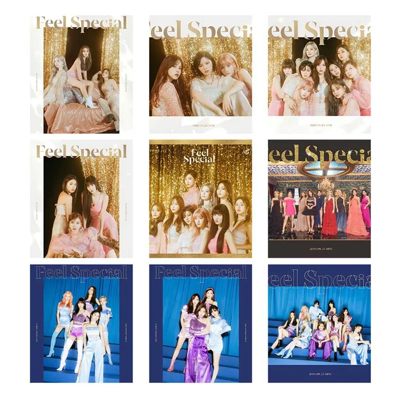 9 шт./компл. K pop два раза Мини альбом серии &quotFeel Special&quot пользовательские наклейки