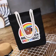 Микро для холщевая сумка на плечо Южная Корея простая свежая Холщовая Сумка женская простая художественная и художественная японская Корейская одношурная