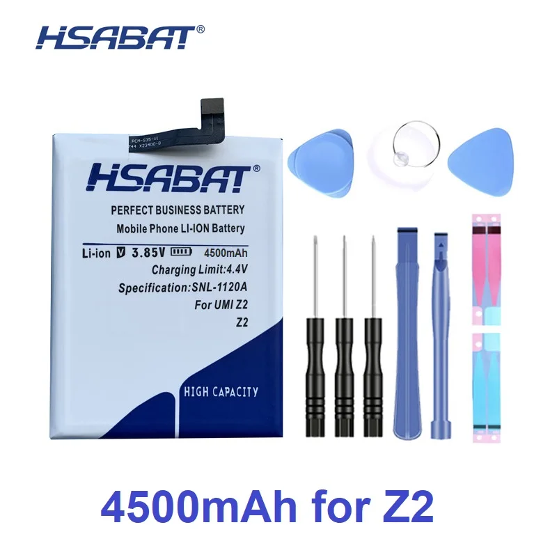

100% Original HSABAT 4500mAh Battery For UMI Z2 for UMIDIGI Z2