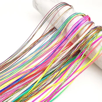 

4-10pcs Fashion Colored Gradient Braided Rope Knitting Long Braid Head Rope For Adult Women Cute Girl Hair styling Accessories