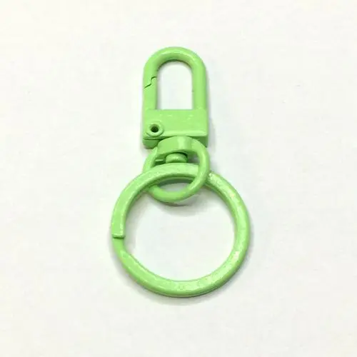 5Pcs/ Colorful Metal Key Openable Unisex Keyring Keychain Keyfob DIY Jewelry Accessories - Цвет: 13