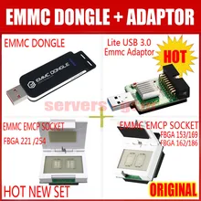 Памяти на носителе EMMC ключ+ Lite USB3.0 сверхскорости Встраиваемая мультимедийная карта памяти ридер+ eMMC/EMCP разъем(FBGA 153/169/162/186, FBGA 221/254) для уфи Бо