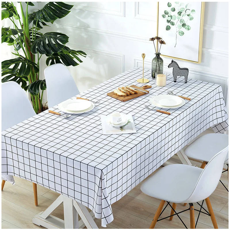 PVC Waterproof Tablecloth Table Cloth Rectangular Plastic Dining Table Desk Cover home decoracion room decor aesthetic manteles|Tablecloths| - AliExpress