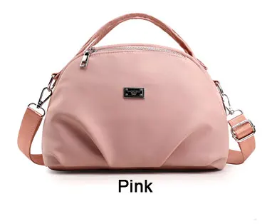 Piler дизайнерский нейлоновый клатч женская Сумка розовая Брендовая женская сумка на плечо сумочка женская сумка через плечо маленькая сумка-тоут сумка - Цвет: Розовый