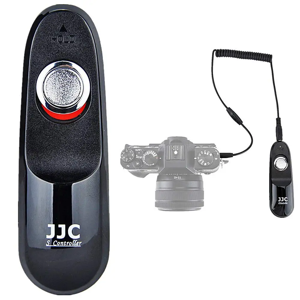 JJC 2.6ft/80cm Cable Wired Shutter Remote Release Control for Fujifilm GFX100 X-T30 X-T3 X-T2 X-T1 X-T20 X-T10 X-Pro2 GFX 50R GFX 50S X-H1 X-T100 X-E3 X-E2S X-A5 X-A10 X100F X100T XF10 Replaces RR-100