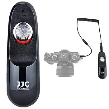 JJC Wired Shutter Release Remote Controller for Fujifilm X-T4 X-T200 X-A7 XT4 X-T30 X-T20 X-T3 X-H1 X100F X100T Replaces RR-100 godox ving v860ii f ttl flash light speedlite bowens s type bracket for fujifilm fuji x pro2 x pro1 x t10 x t20 x t2 x t1 x100f