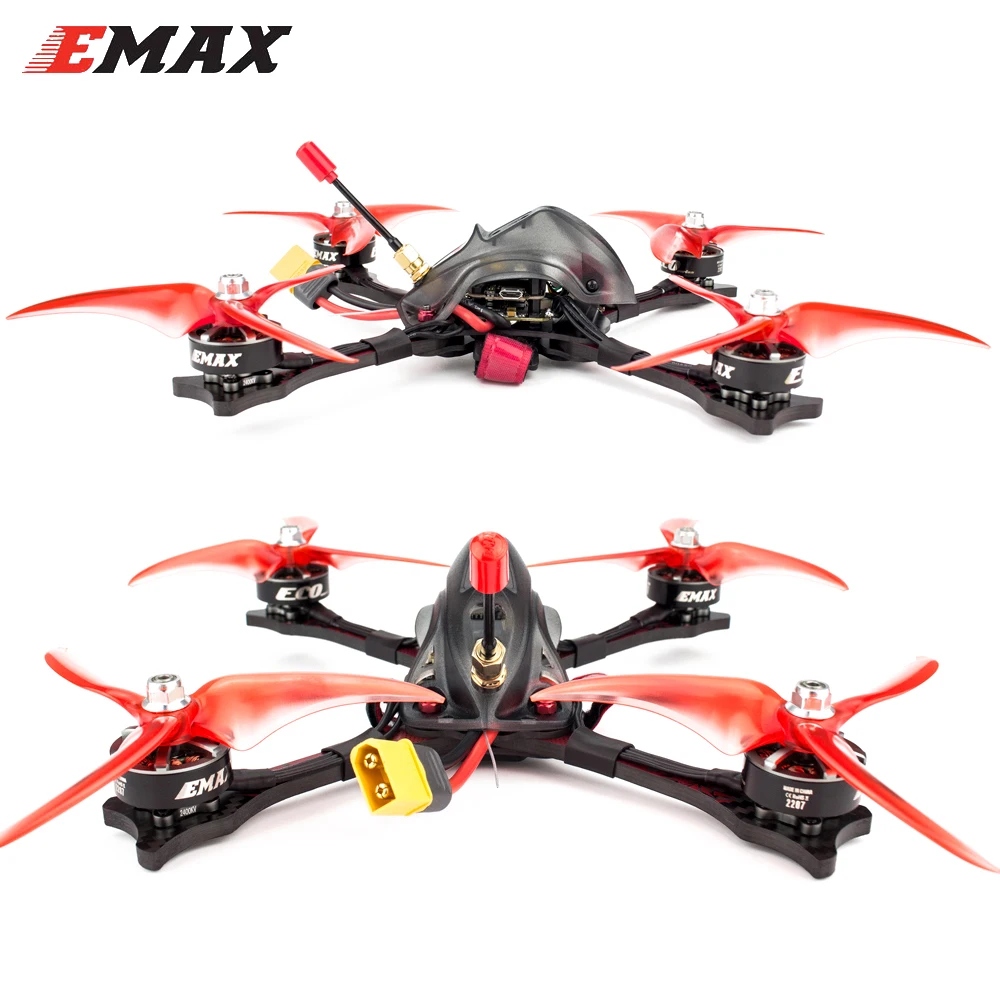 

Hot Emax Hawk Sport PNP/BNF 5-inch FPV Racing Drone Kit 1700kv/2400kv Motor Mini Magnum Controller HDR Fpv Camera RC Plane
