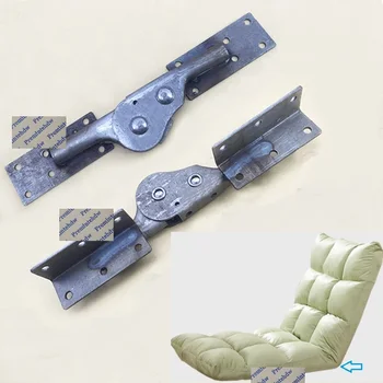 

2Pcs(1Pair)/Lot Folding Ratchet Sofa Hinge Chair Hinge For Armrest Backrest 5 Positioned welded Mounting L Plate