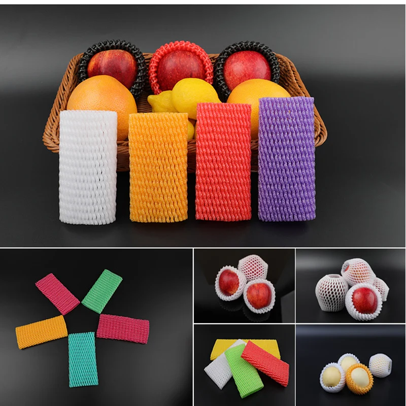 580pcs/pack 14x7cm Eco friendly Fruit foam for Orange/Apple EPE Foam