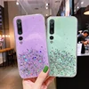 Luxury Ring Bracket Bling Glitter Silicone Phone Case For Xiaomi Mi 10 9 T 8 Lite Pro Redmi Note 9 8 7 Ultra-thin Sequins Cover ► Photo 2/6