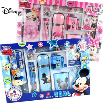 

Disney Frozen Children Stationery Set Avengers Holiday Gift Kettle Gift Box School Supplies Mickey Minnie Stationery Set