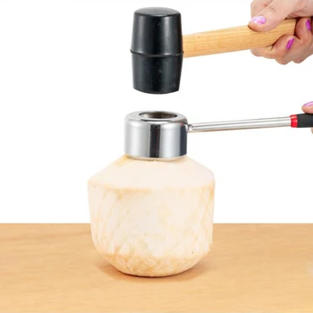 

New Coconut Opener Stainless Steel Coconut Knife Coconut Lid Opener Coconut Tools Coconut Opener Set Dropshipping