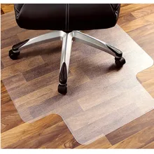 Tapis de chaise de bureau pour plancher en bois dur 2cm, plus épais, avec lèvre, imperméable, antidérapant, protecteur en plastique pour la maison