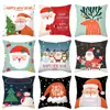 45x45cm Cartoon Santa Claus Elk Christmas Pillowcase 2022 Christmas Decor for Home Merry Christmas Ornament Navidad Xmas Gifts ► Photo 3/6