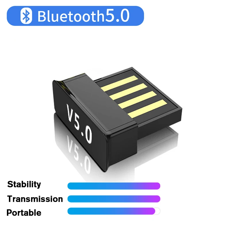 USB 5 0 Bluetooth адаптер аудио наушники передатчик приемник беспроводной ключ для