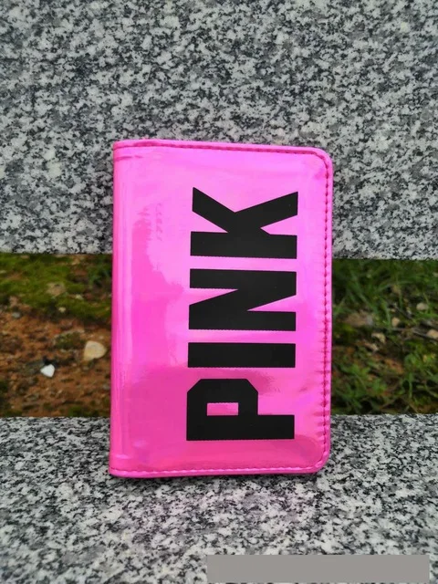 New card protection pink Wallet Bank purse Holder Id Bank Card Case Protection Credit Card Holder rfid wallet - Цвет: Medium pink