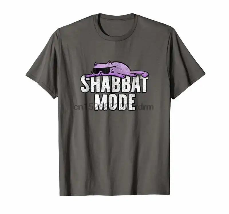 Abbigliamento Shabbat Modalità T Camicia Giudaismo Giorno di Riposo Cat  Camicia 6770|T-Shirts| - AliExpress