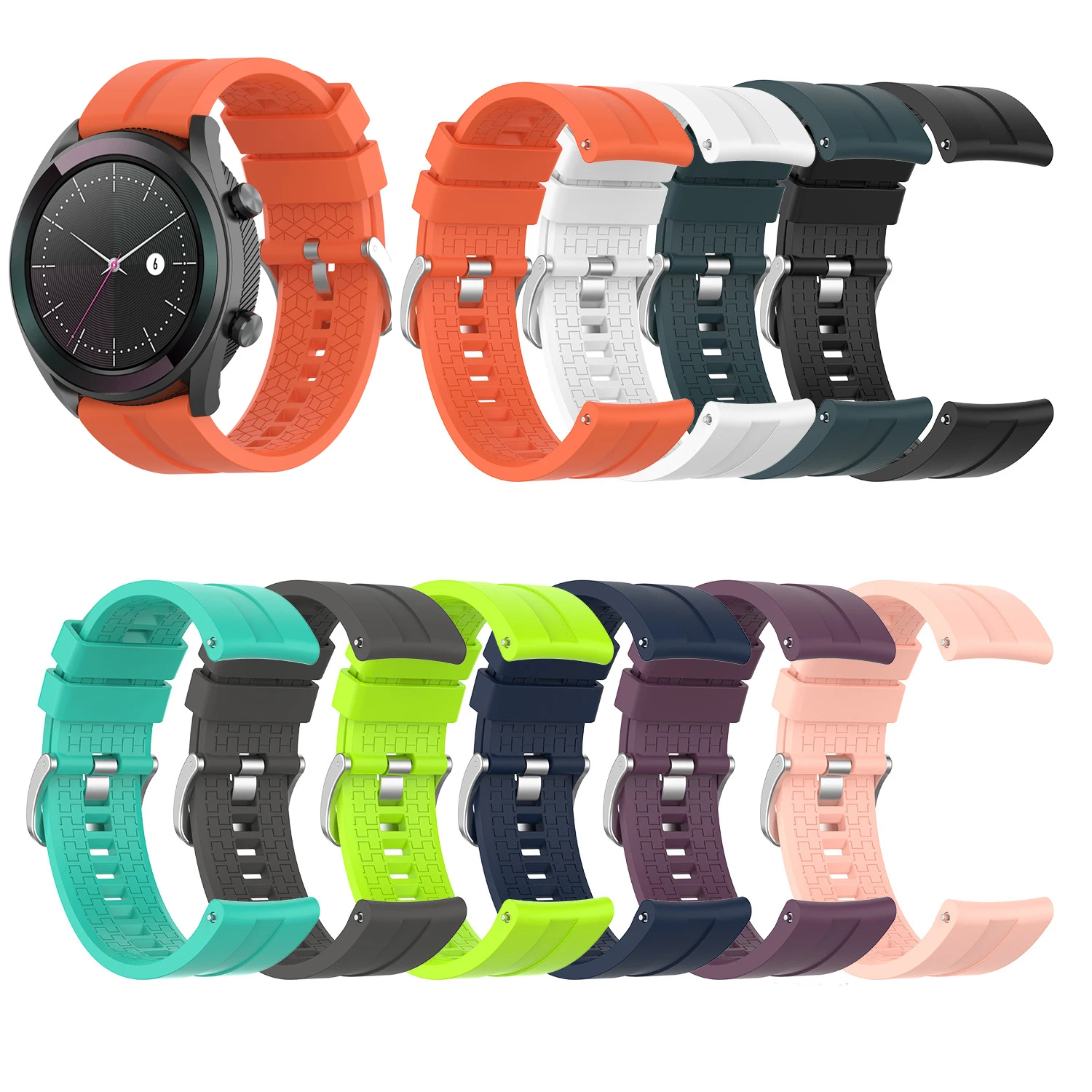 Для Huami Amazfit GTR 47 мм силиконовый ремешок для часов мужские умные спортивные часы