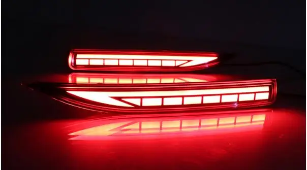 Для Toyota Corolla Altis Многофункциональный Автомобильный светодиодный задний противотуманный фонарь бампер светильник тормозной светильник динамический сигнал поворота отражатель