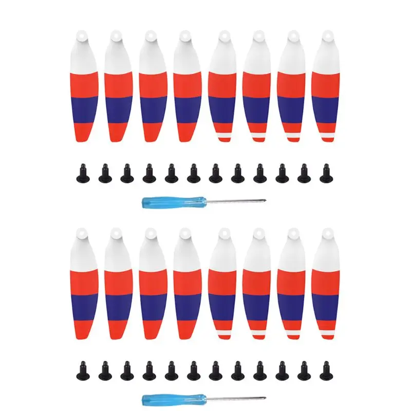 1/2/4 пары, цветные пропеллеры Quick Настройка Prop лопасти для DJI Mavic Мини RC дроны лопасть пропеллера Лидер продаж - Цвет: E