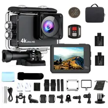 Wimius уличная Экшн-камера 4K HD 1080P wifi 2,0 170D экран Подводная Водонепроницаемая Спортивная камера видео запись камера на шлем