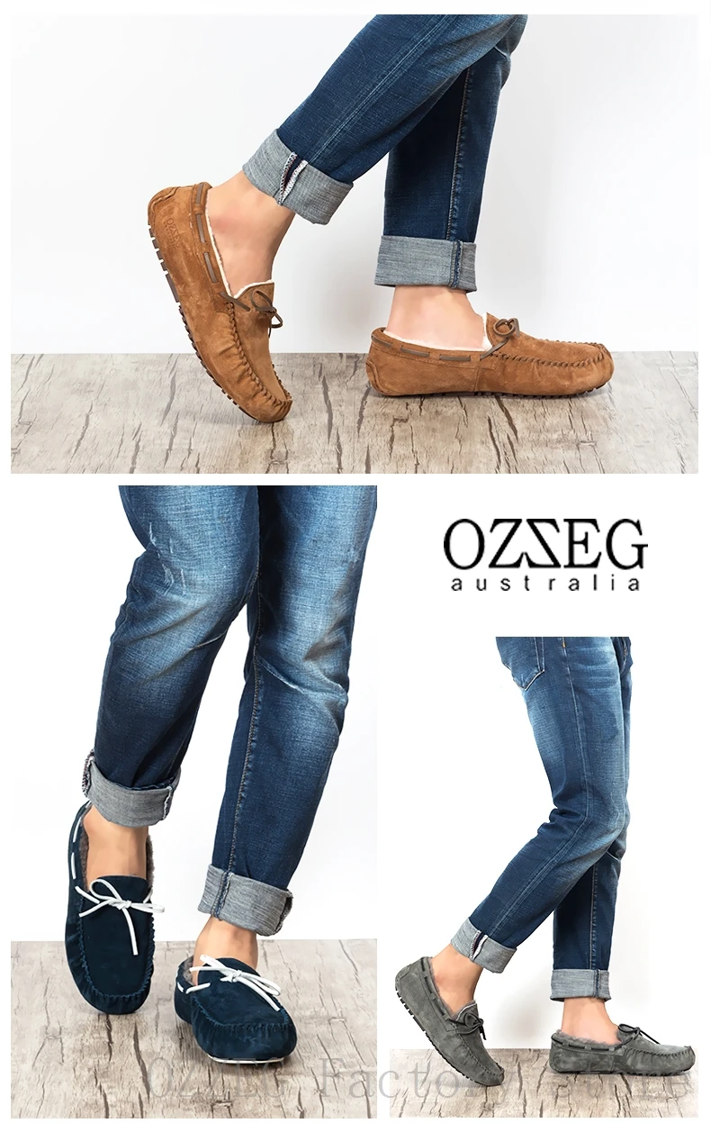 OZZEG/Роскошная брендовая дизайнерская обувь; женская зимняя обувь из натуральной кожи на плоской подошве; мужской зимний жакет на овечьем меху; лоферы с меховой подкладкой; обувь унисекс
